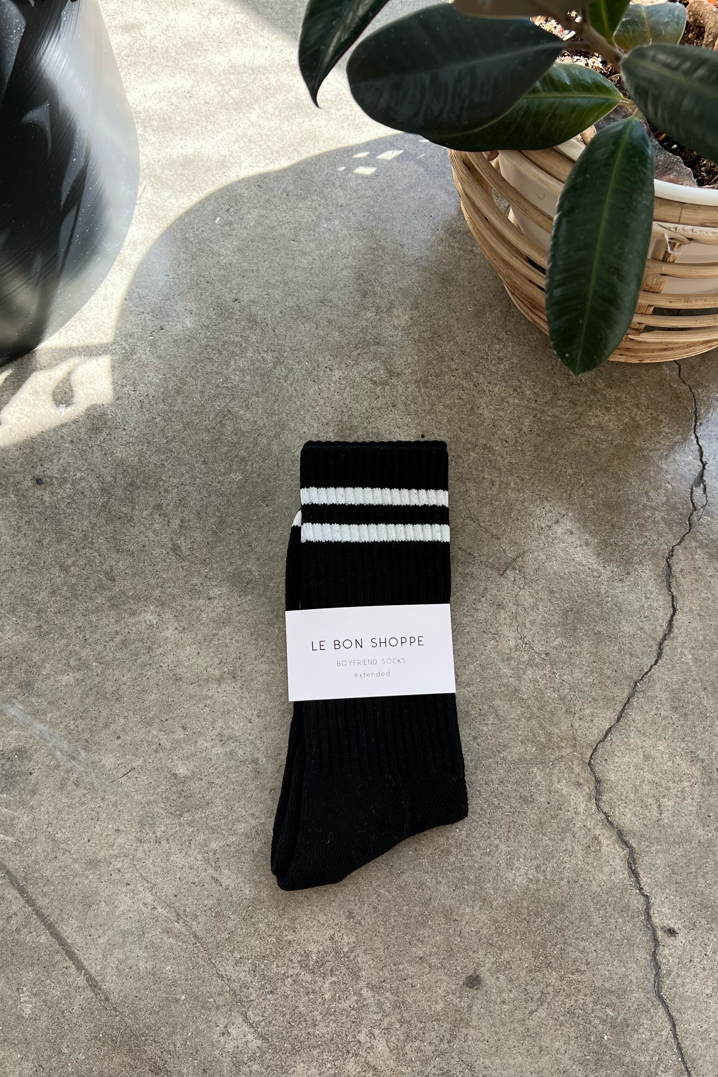 EXTENDED BOYFRIEND SOCKS | VARIOUS COLOURS | LE BON SHOPPE