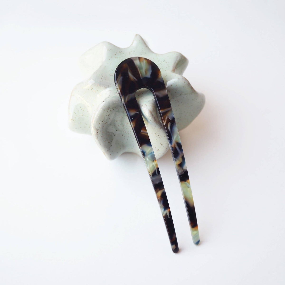 Custom Made - Jupiter Hair Pin – Tortoiseshell Acetate French Hair Pin