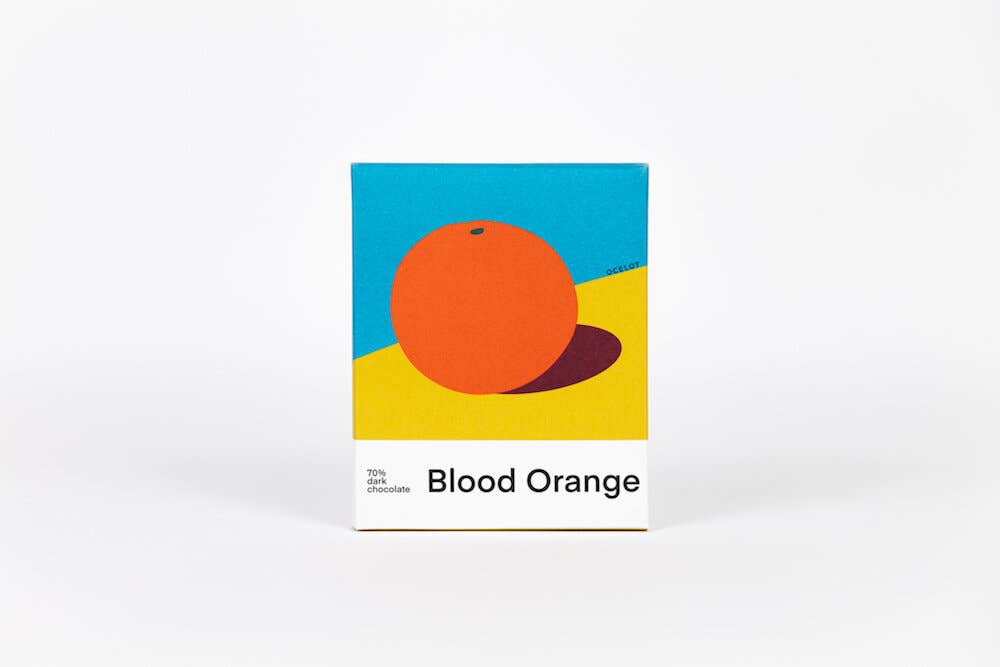 Blood Orange - organic dark chocolate