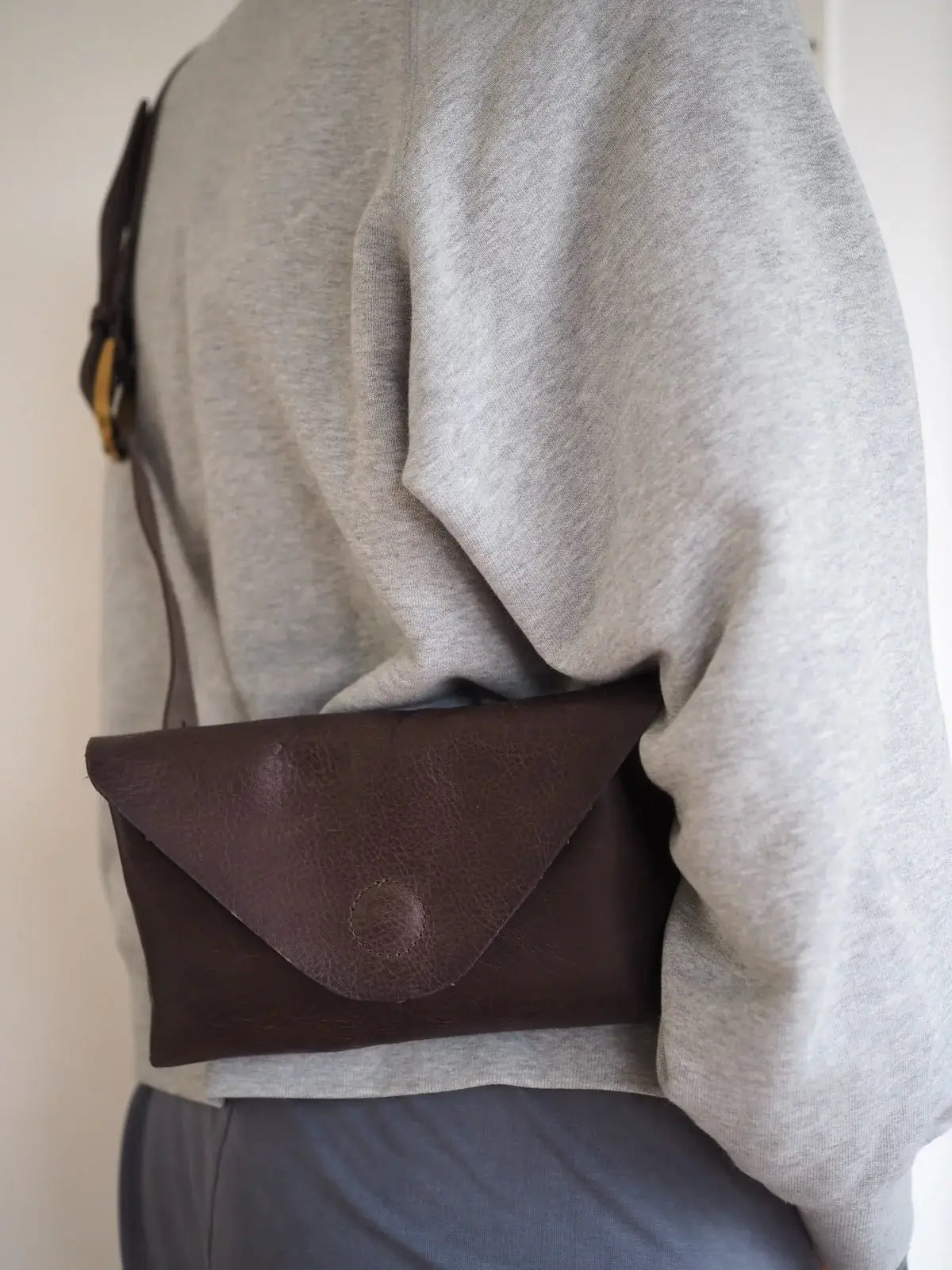 Roake Studio - Betty Leather Belt Bag - Chocolate