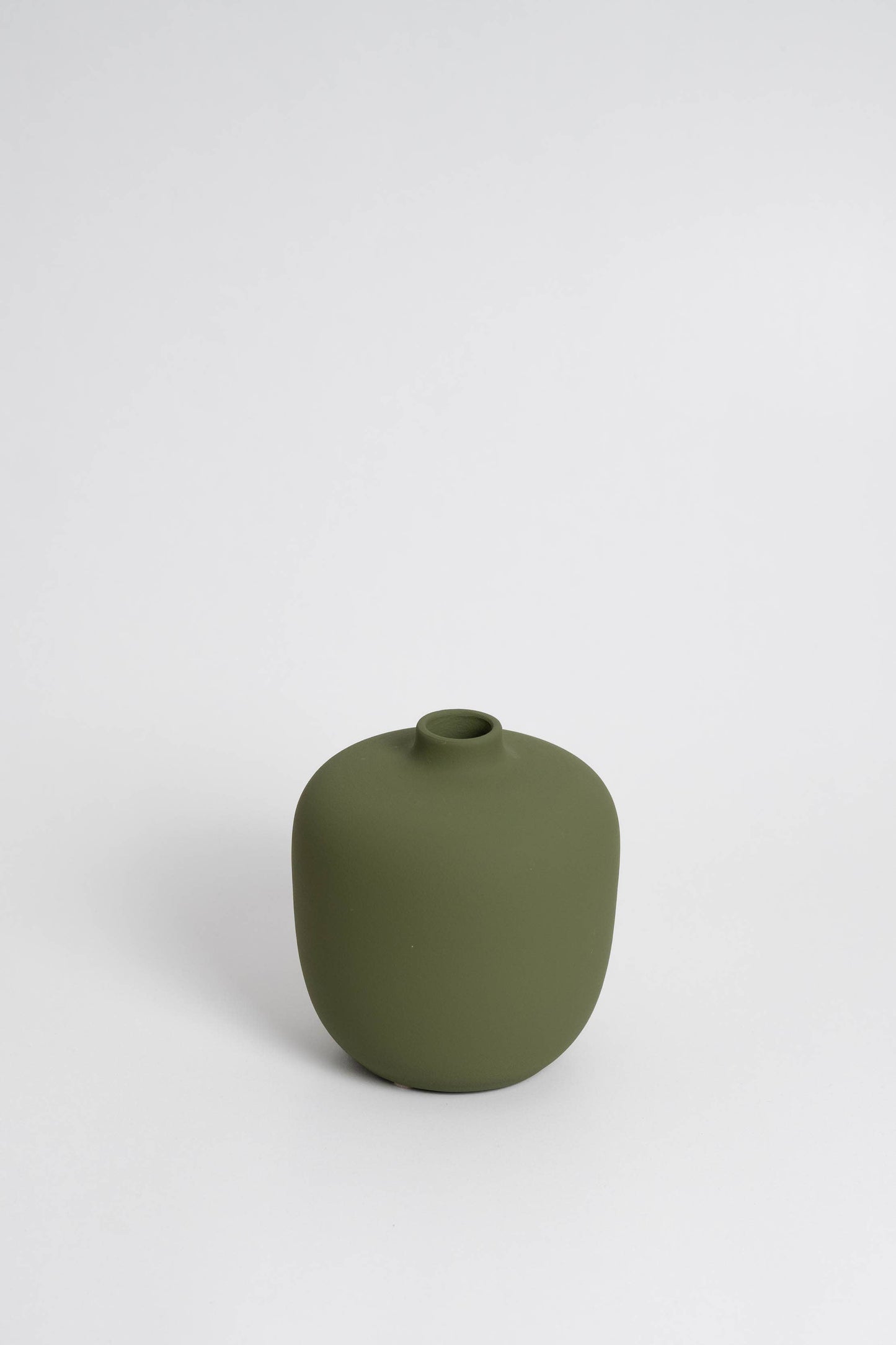 o cactuu - Blanc 05 -  Olive Green Vase - Ceramic