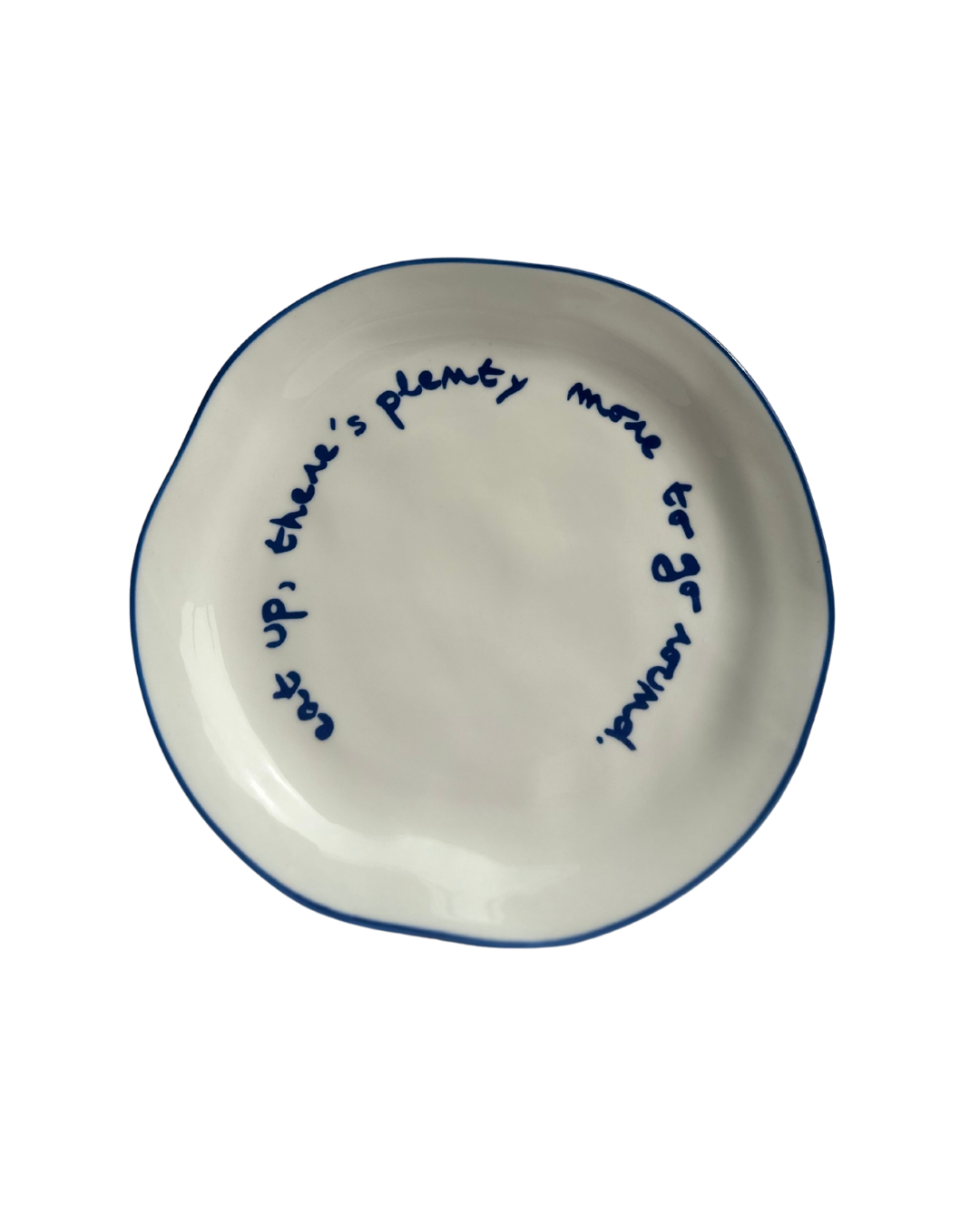 MÆGEN - Statement Plate - 'eat up there's plenty more to go around.'