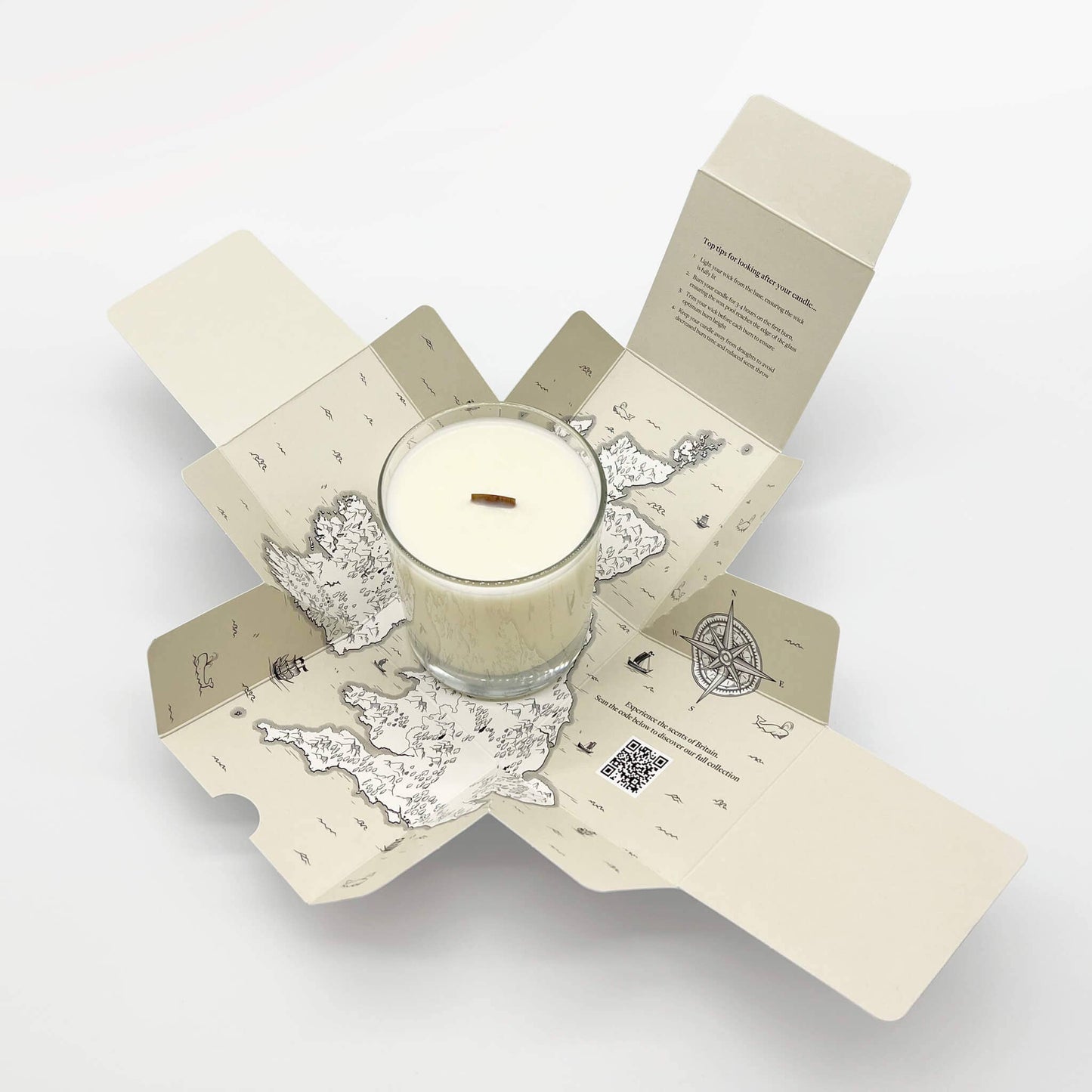 Home County Co. - The Edinburgh & The Lothians - Wood Smoke & Wild Moss Candle