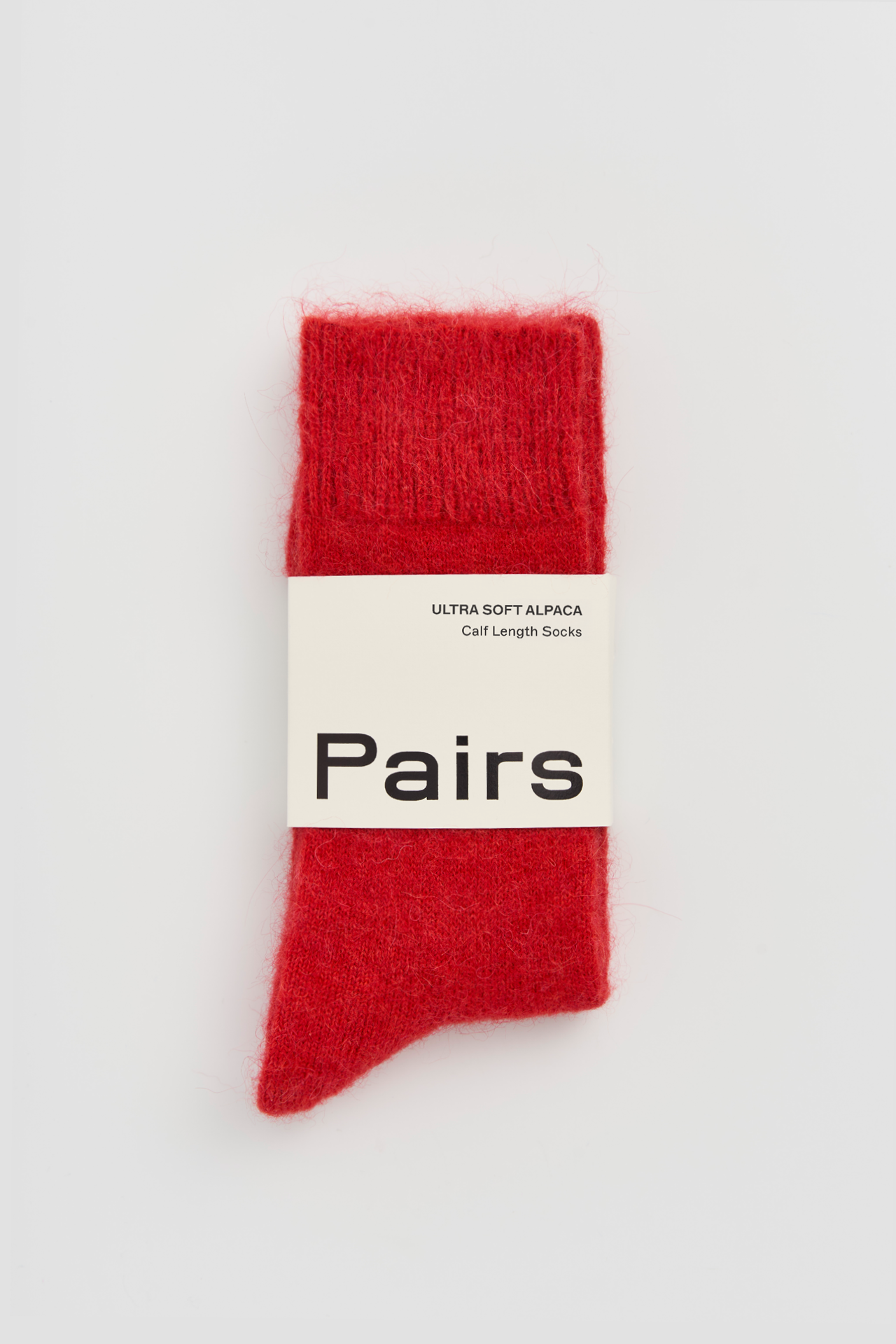 Pairs Socks - Postbox Red Ultra Soft Alpaca Socks