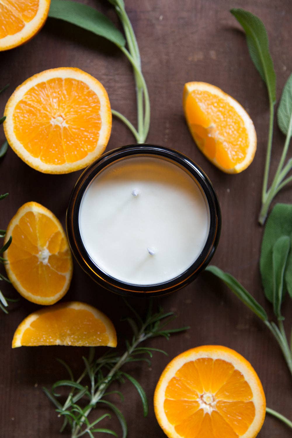 Italian Garden candle (Orange + Rosemary + Sage): 250ml (medium)