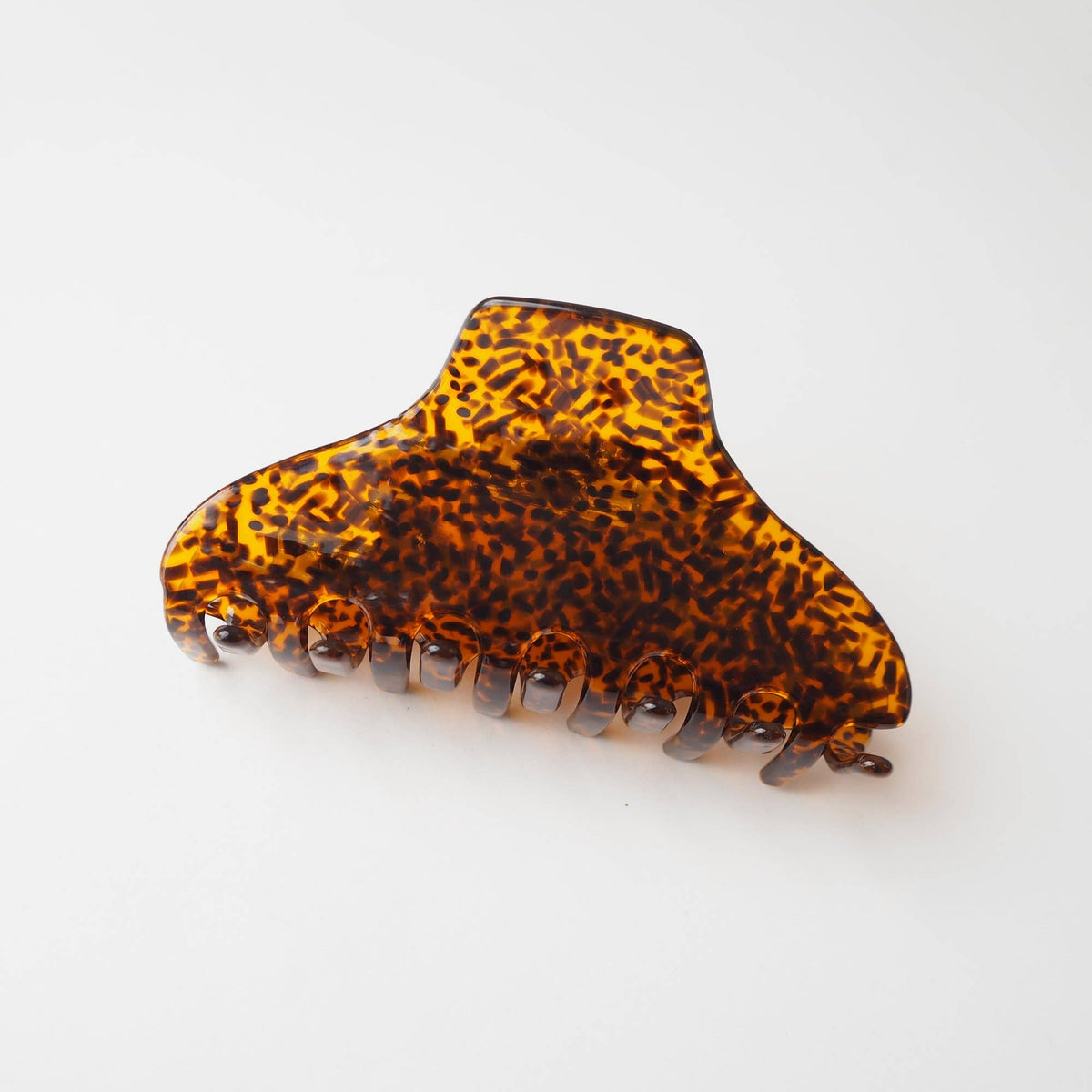 Custom Made - Missy Hair Claw In Marmite - medium resin acetate hair claw