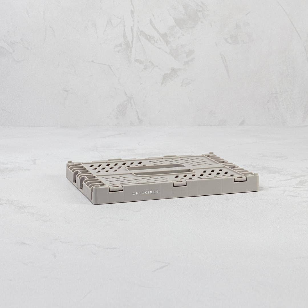 Chickidee - Grey Tiny Folding Storage Crate