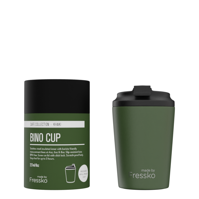 Made By Fressko - Khaki - Reusable Cup (Stainless Steel)