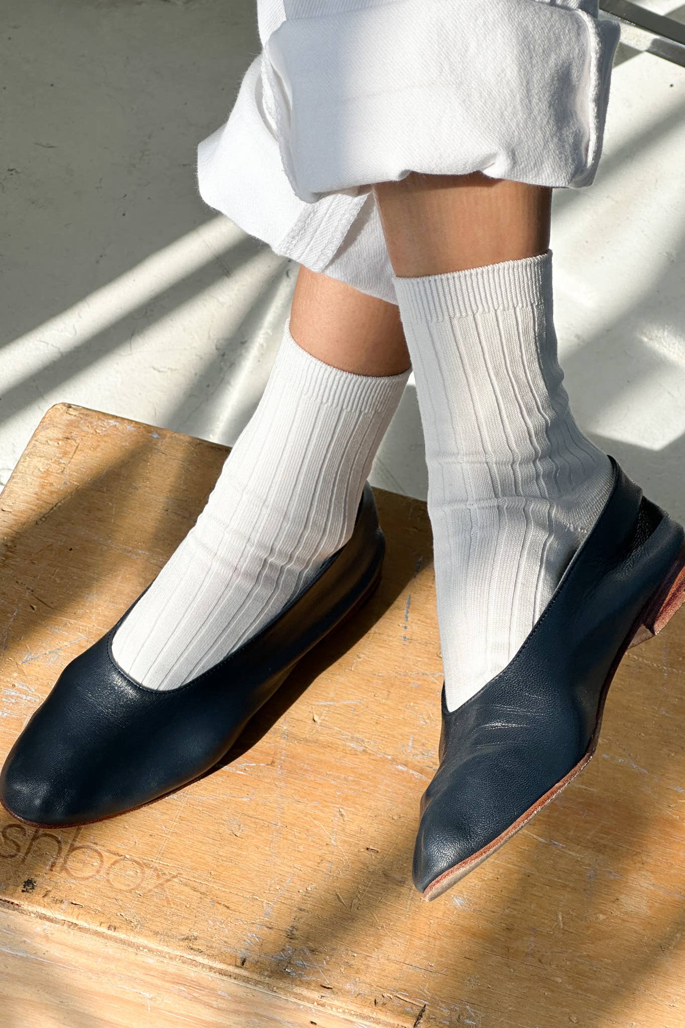 HER SOCKS | VARIOUS COLOURS | MERCERIZED COMBED COTTON RIB | LE BON SHOPPE