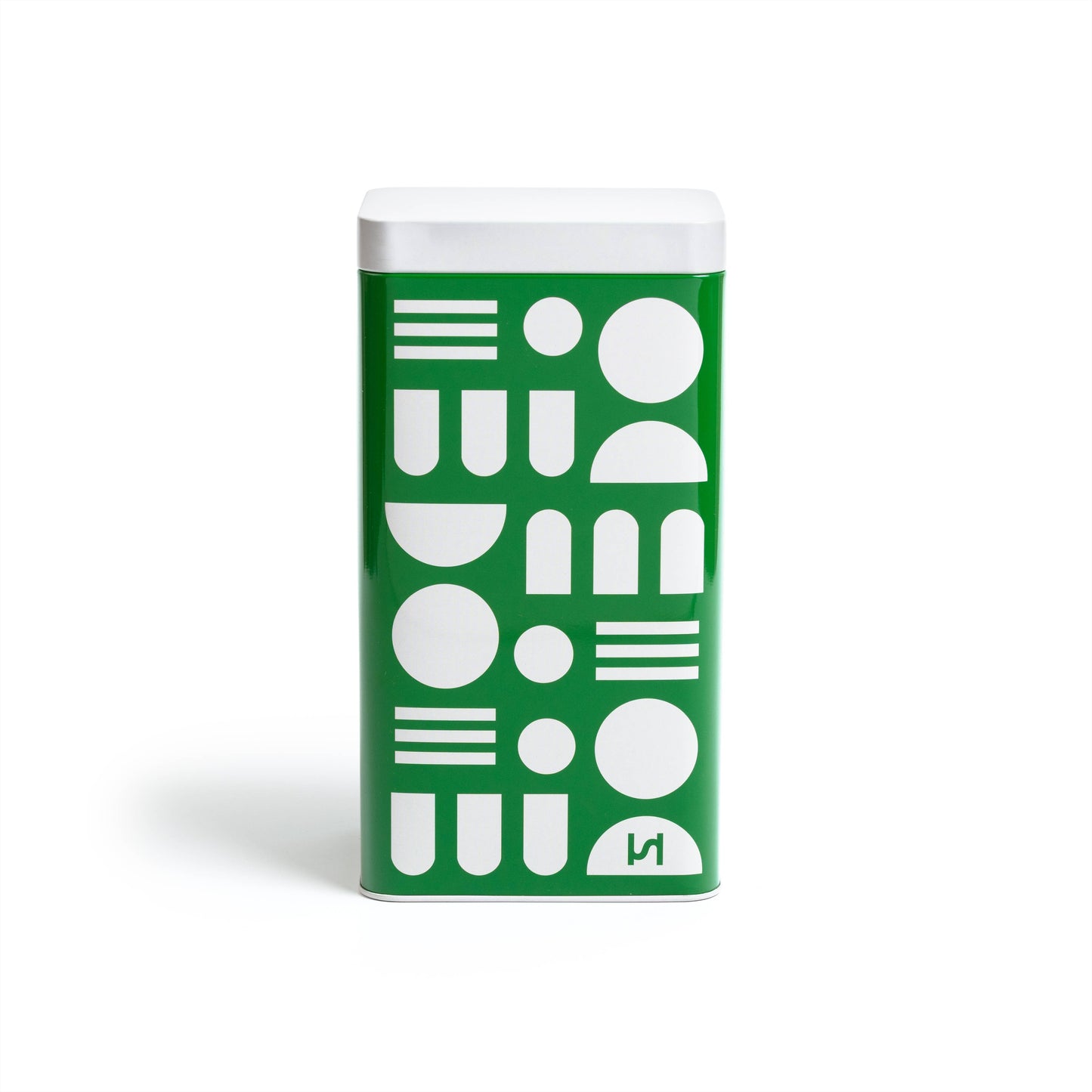 Sophie Home Ltd - Airtight Tin Storage Container: Stack The Dishes Green