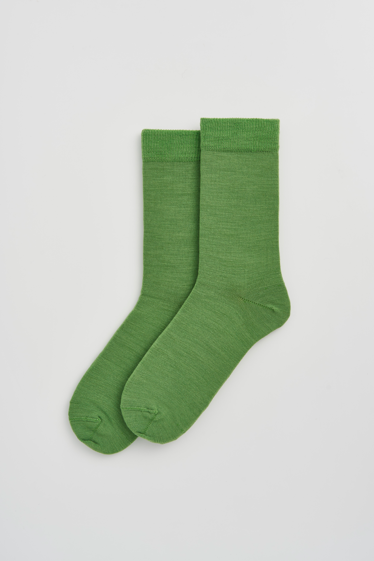 GRASS GREEN MERINO WOOL SOCKS |  PAIRS SOCKS | SIZE 4-7