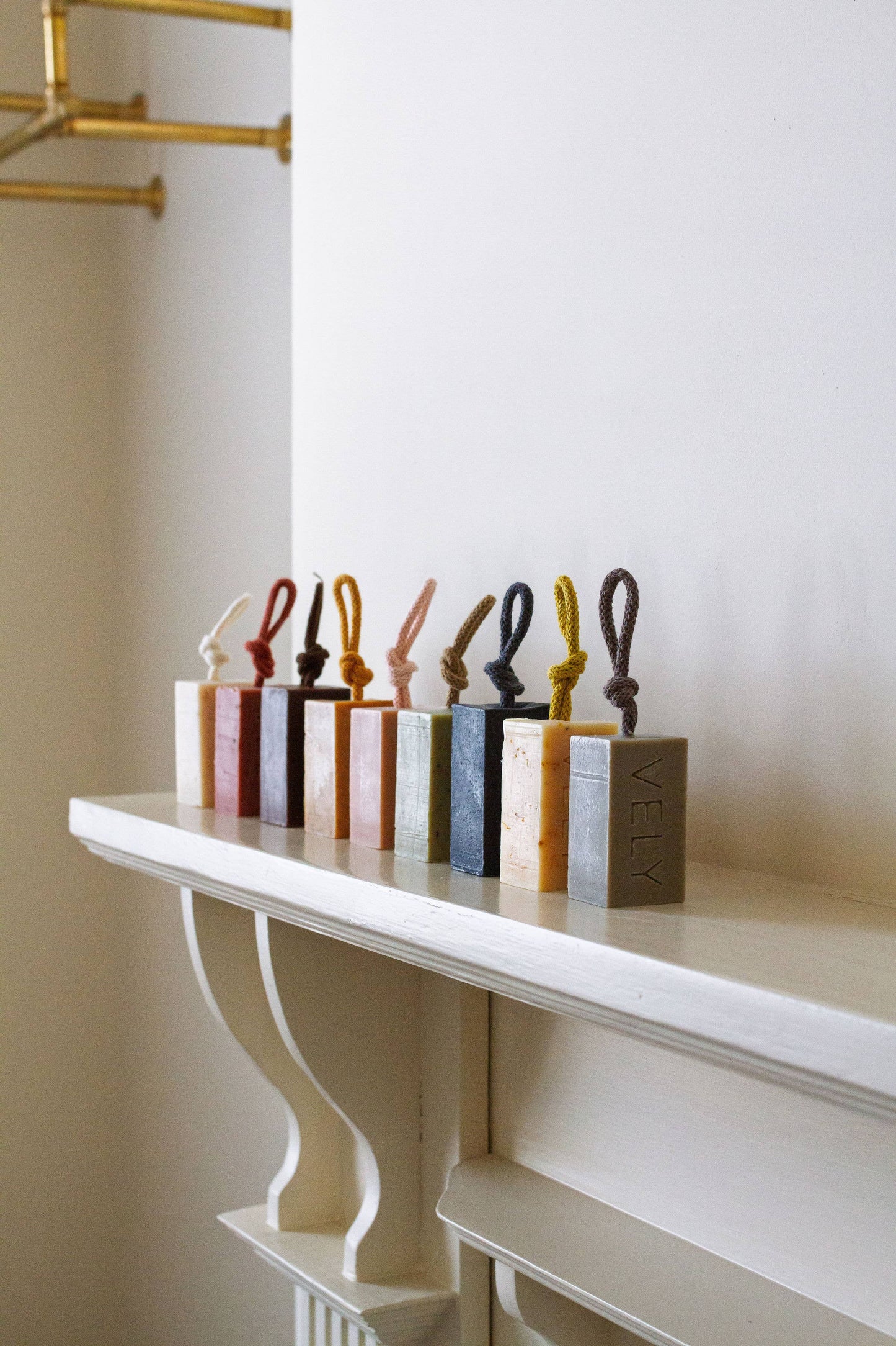 The Vely Soapery - Natural Handmade Soap On A Rope "Orange Kiss"