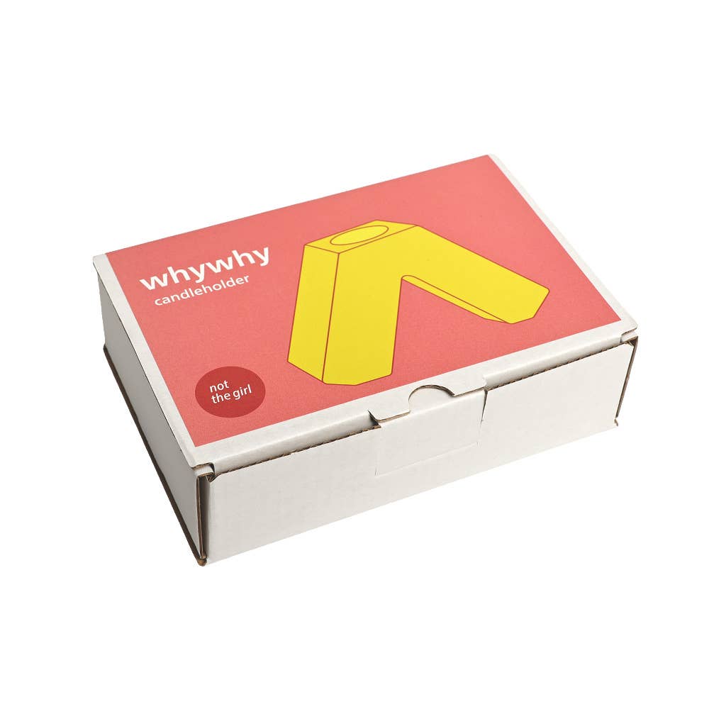 not the girl who misses much - Candle holder whywhy Citrus Yellow