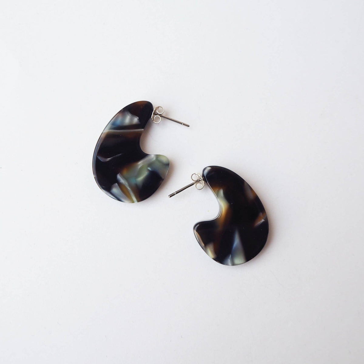 Custom Made - Jupiter Mini Teardrop Earrings- acetate resin earring