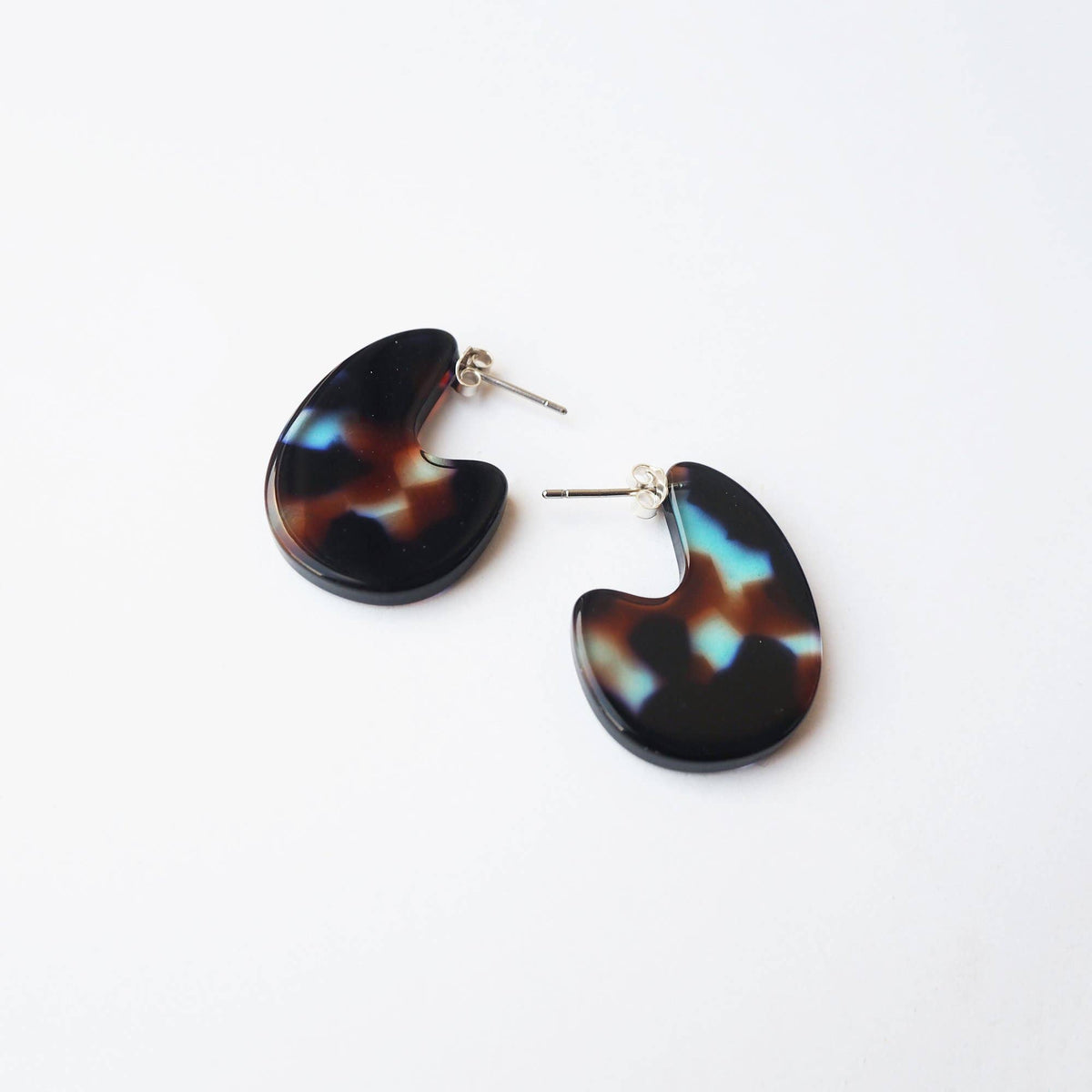 Custom Made - Coral Mini Teardrop Earrings- teardrop acetate resin earring