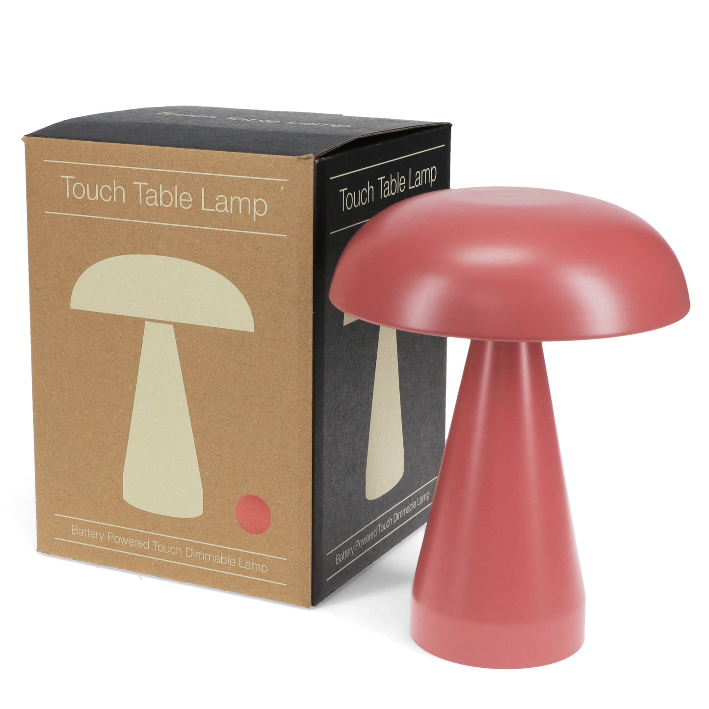 REX LONDON | TOUCH DIMMABLE MUSHROOM TABLE LAMP | VARIOUS COLOURS