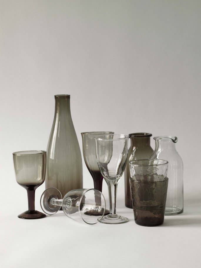 Galette drinking glass - smoke