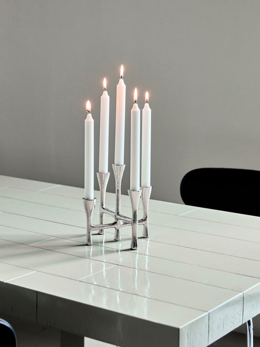 CANDLE STAND | HOUSE DOCTOR | Silver