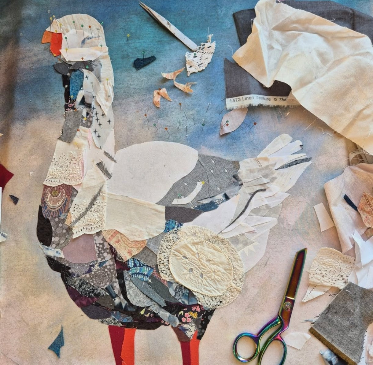 TEXTILE BIRD WORKSHOP WITH THREADY FLOCK. SATURDAY 17 OCTOBER 9.30am - 4pm